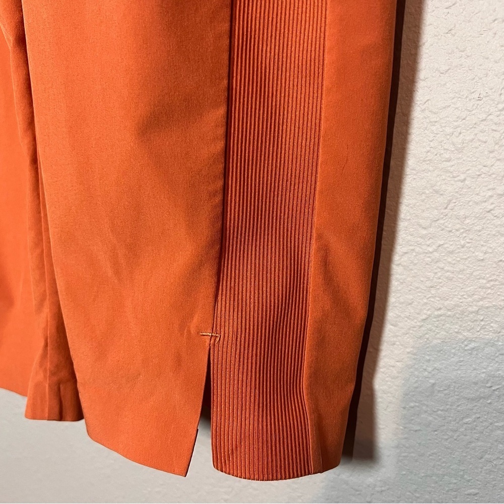 Athleta Brooklyn Ankle Pants High Rise Size 6 Orange Pull On - Picture 4 of 14